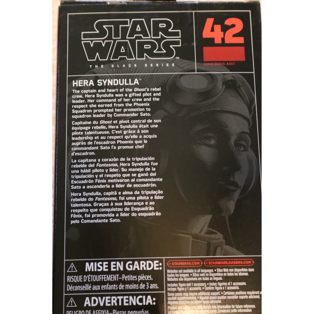 Star Wars The Black Series Kanan Jarrus 19 & Hera Syndulla 6 Inch Figures NIB - Picture 13 of 13
